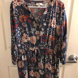 Loft Outlet Tie-Waist Dress